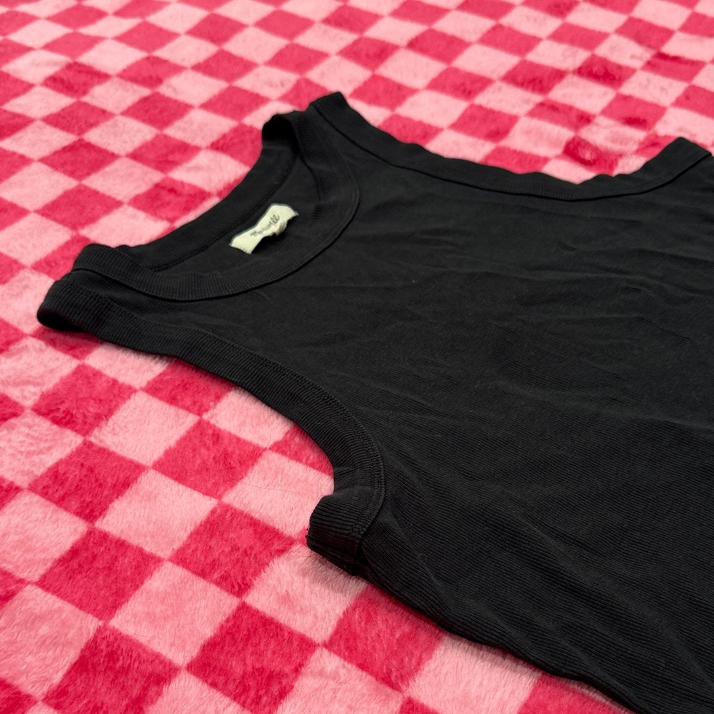 Madewell Black Tank Top - Picture 3 of 5